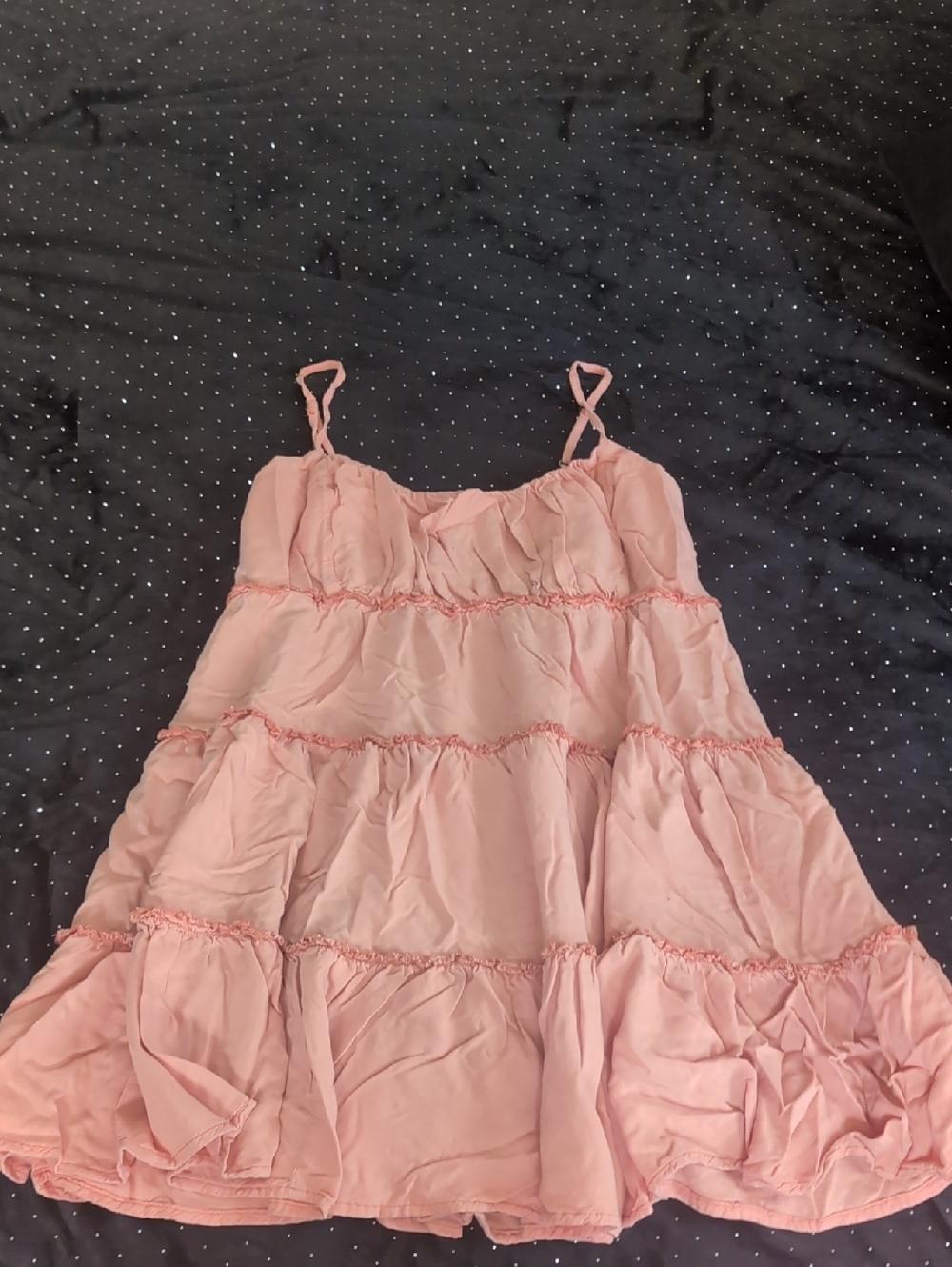 Aeropostale Pink Tiered Mini Dress
